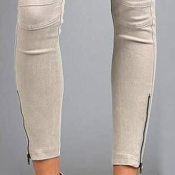 BEULAH MOTO JEGGINGS WITH ANKLE ZIPPER - Picture 11 of 14